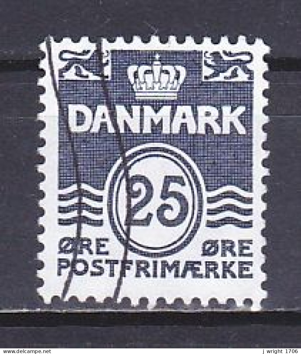 Denmark, 1990, Numeral & Wave Lines, 25ø, USED - Gebraucht