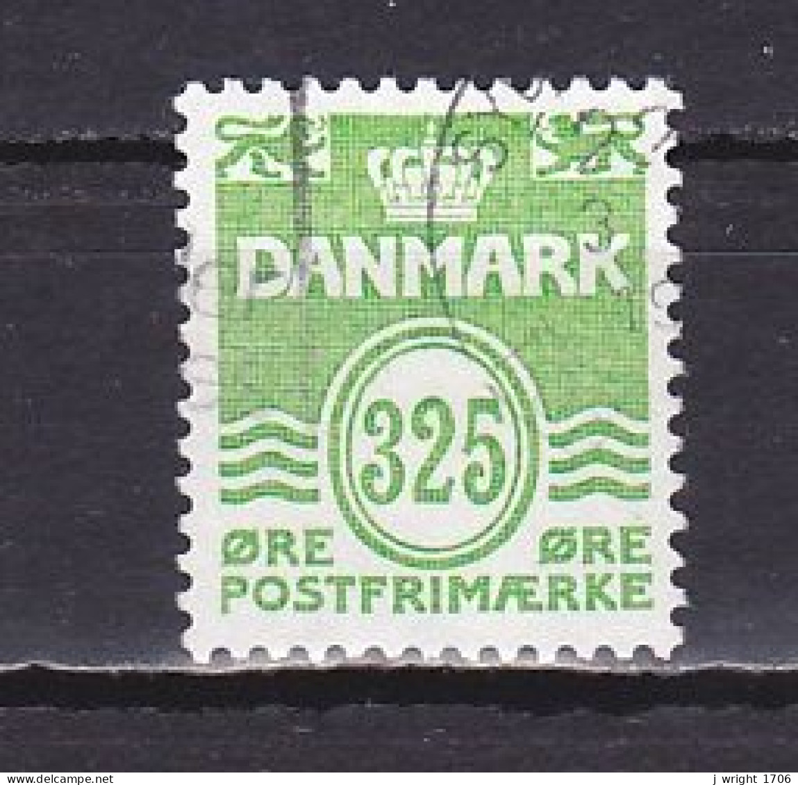 Denmark, 1990, Numeral & Wave Lines, 325ø, USED - Gebraucht