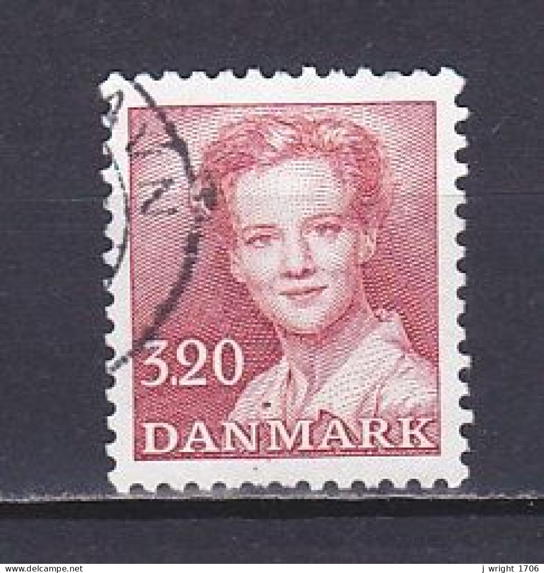 Denmark, 1989, Queen Margrethe II, 3.20kr, USED - Oblitérés