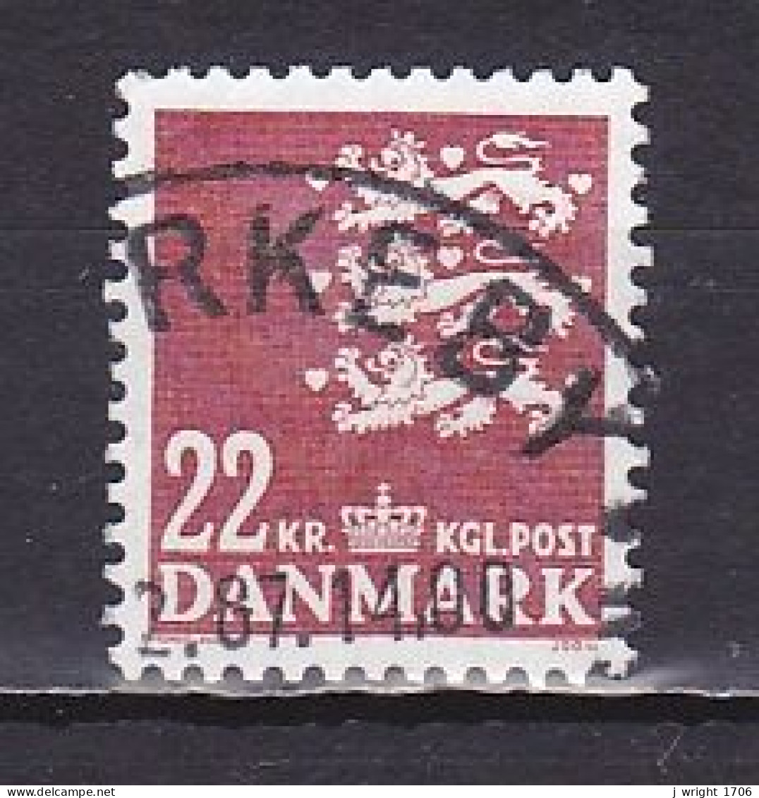 Denmark, 1987, Coat Of Arms, 22kr, USED - Oblitérés