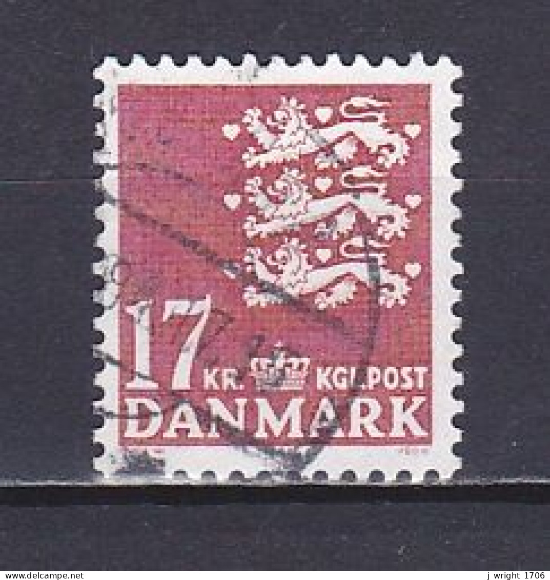 Denmark, 1984, Coat Of Arms, 17kr, USED - Gebraucht