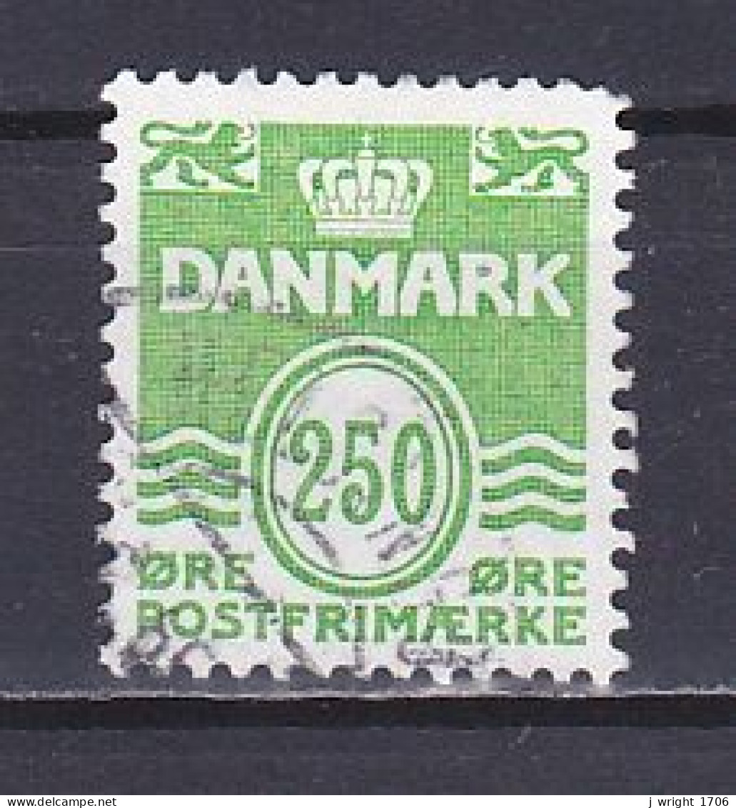 Denmark, 1985, Numeral & Wave Lines, 250ø, USED - Gebraucht