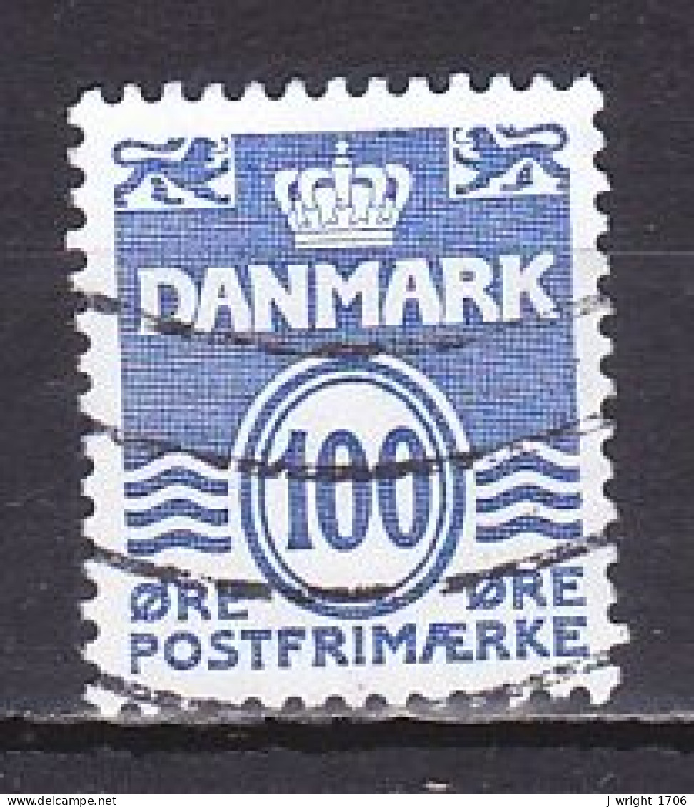 Denmark, 1983, Numeral & Wave Lines, 100ø, USED - Usati