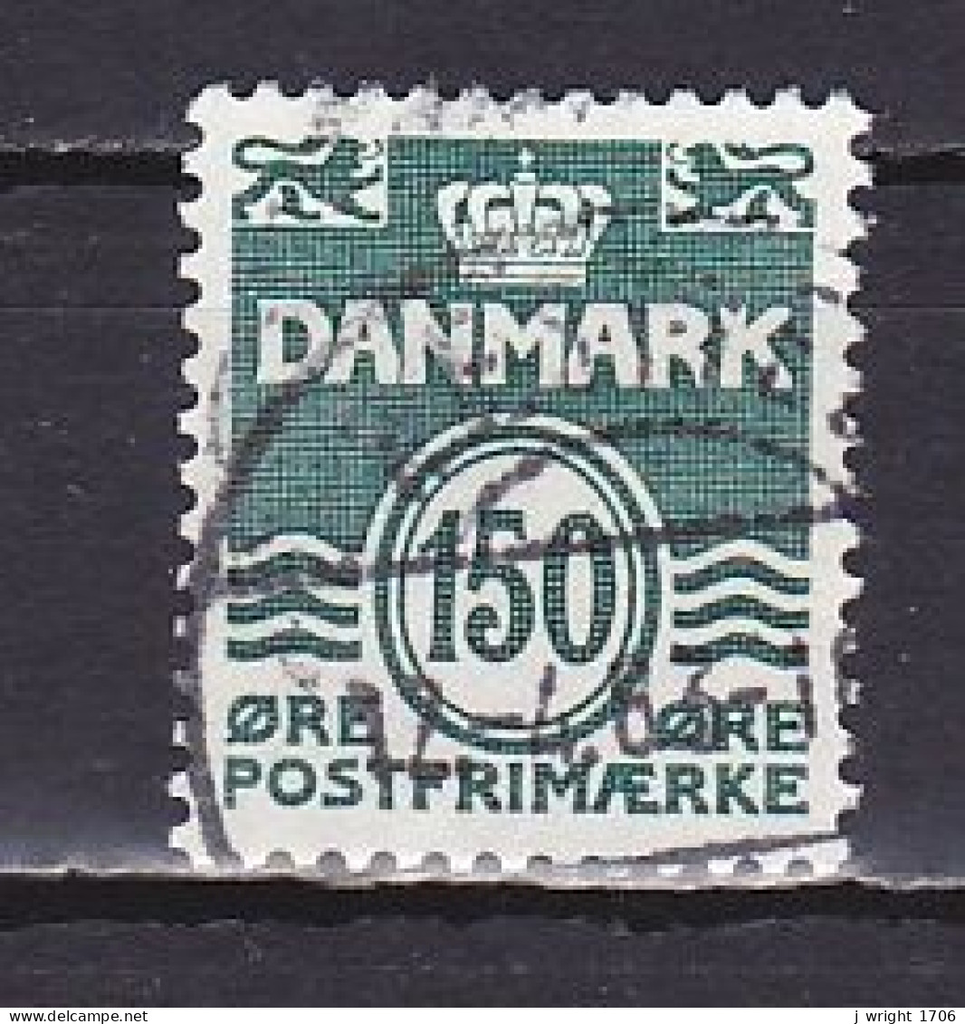 Denmark, 1982, Numeral & Wave Lines, 150ø, USED - Gebruikt