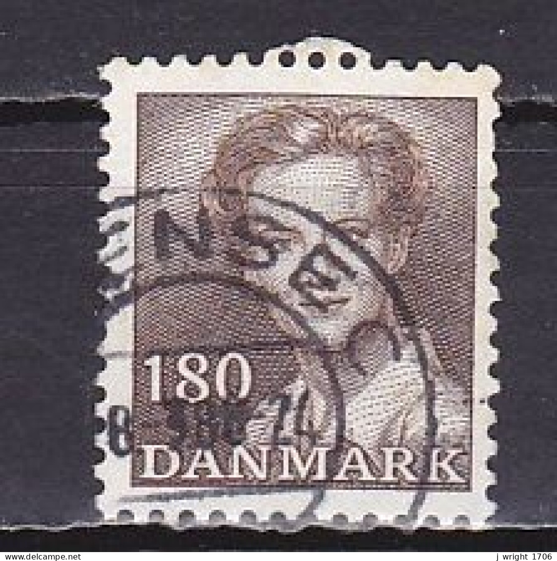Denmark, 1982, Queen Margrethe II, 1.80kr, USED - Used Stamps