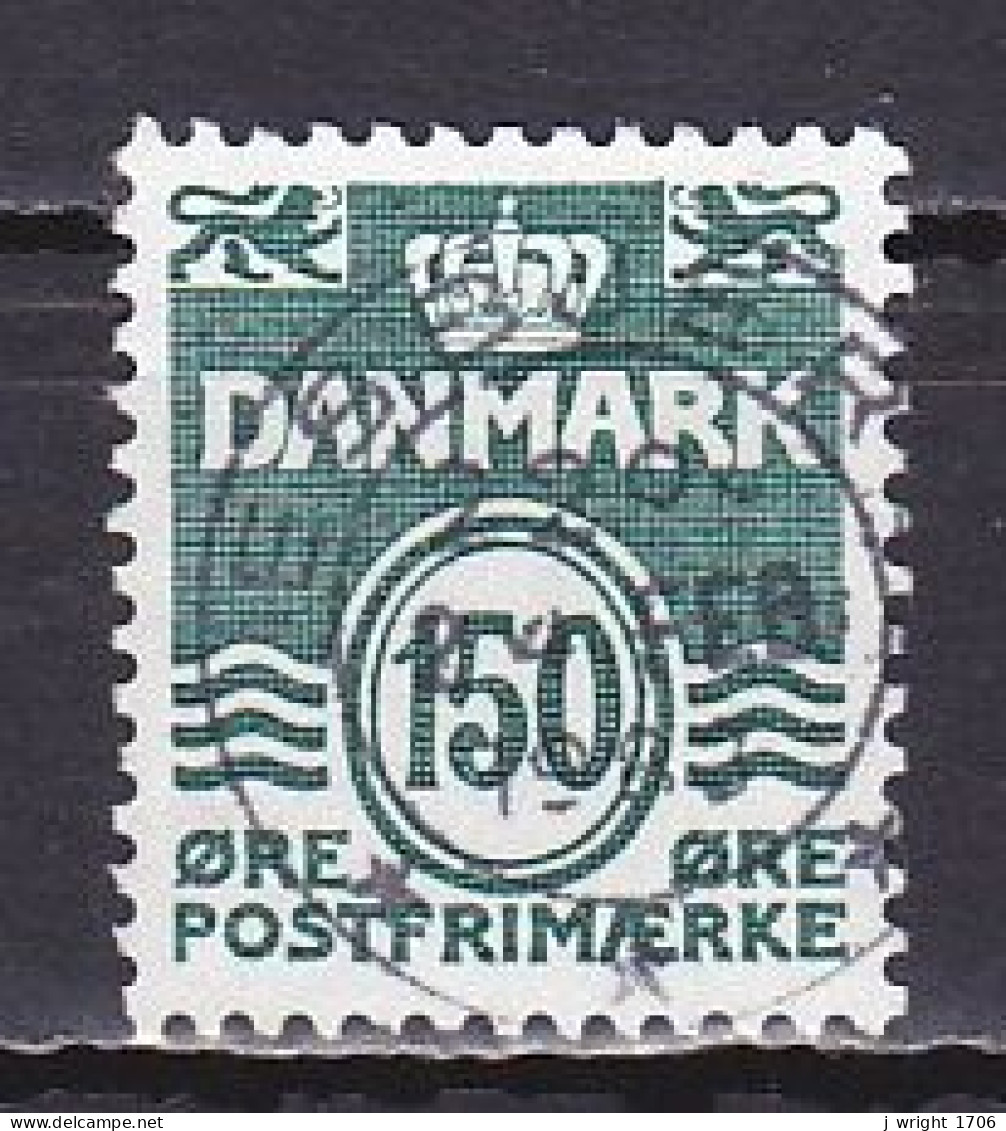 Denmark, 1982, Numeral & Wave Lines, 150ø, USED - Gebraucht