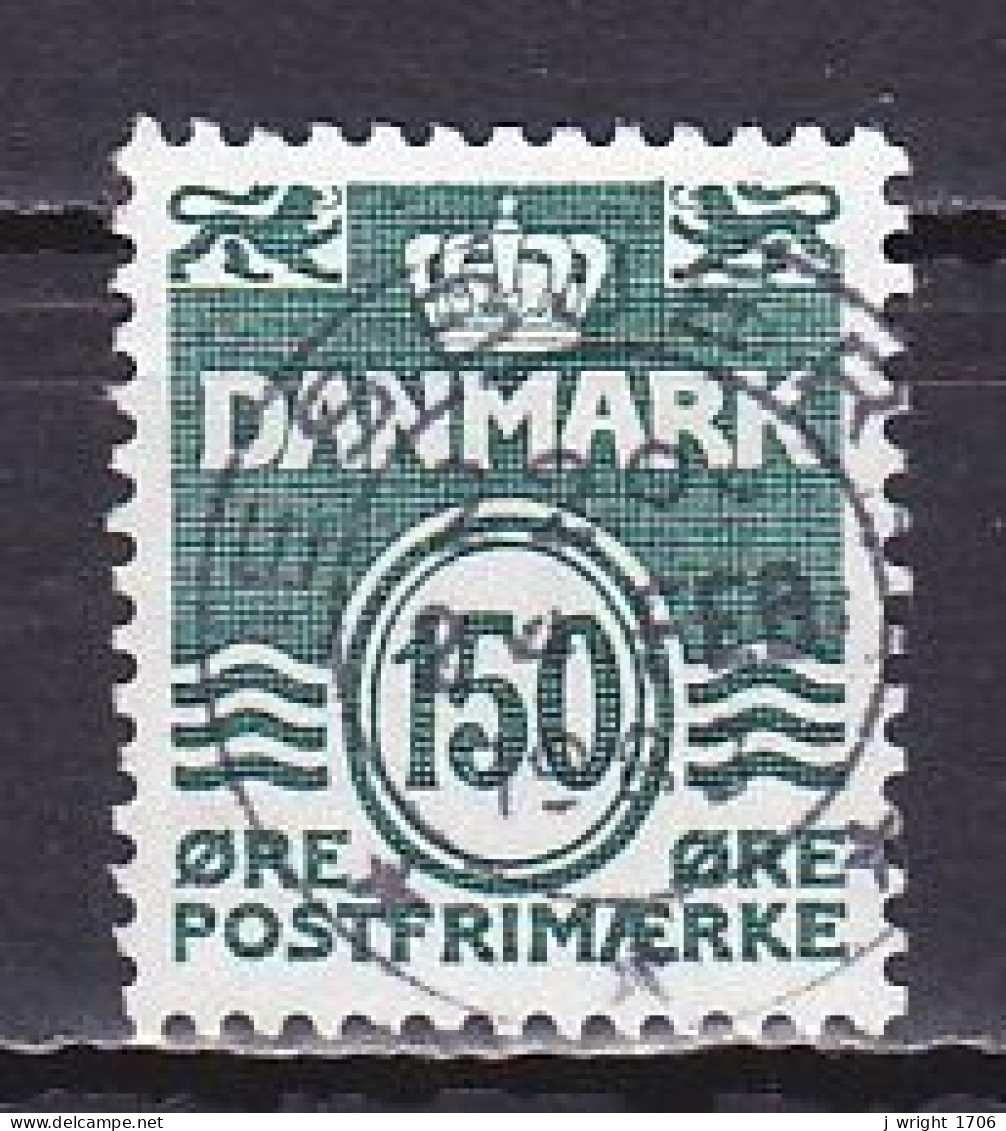 Denmark, 1982, Numeral & Wave Lines, 150ø, USED - Used Stamps