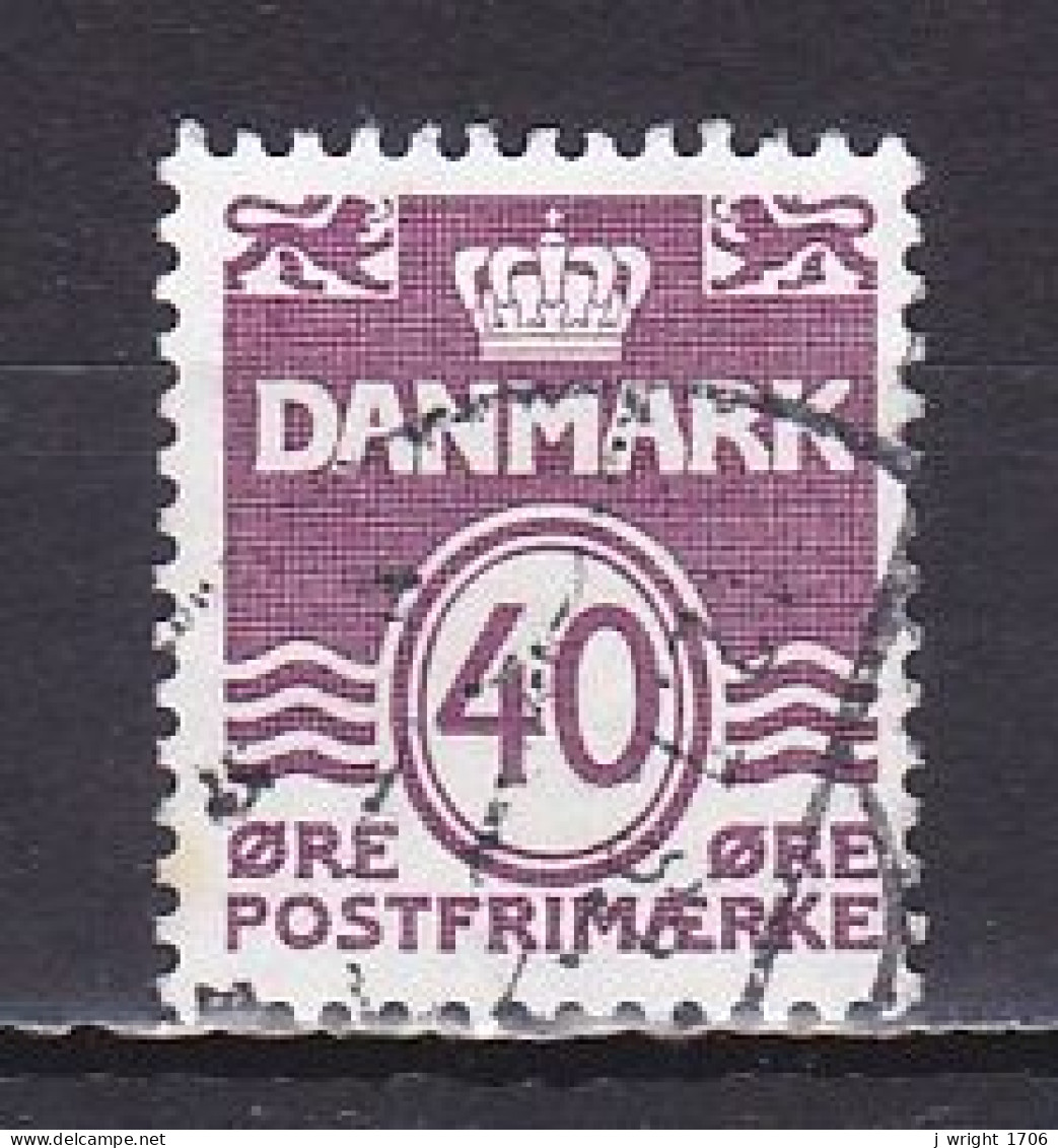 Denmark, 1981, Numeral & Wave Lines, 40ø, USED - Usati