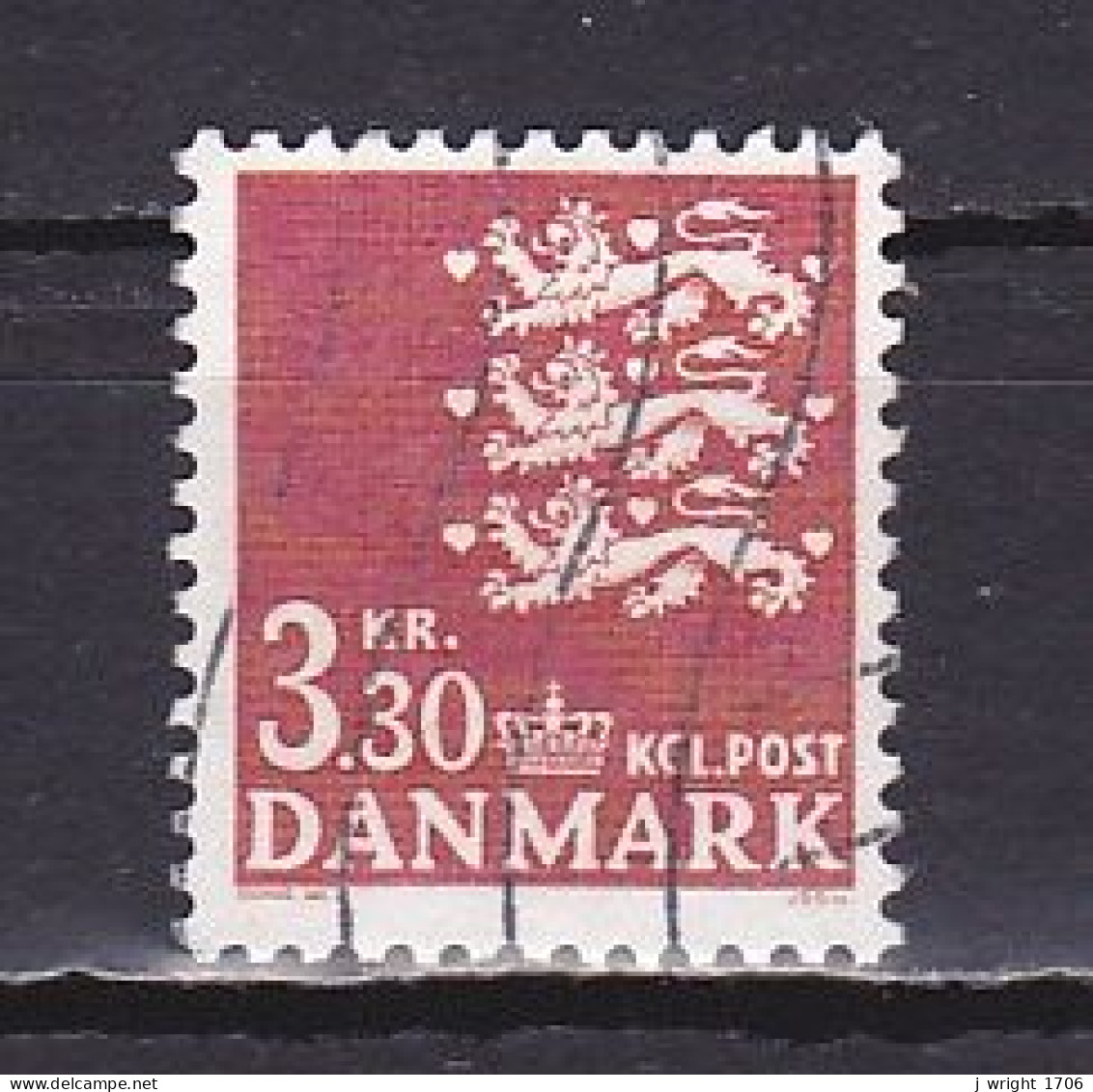 Denmark, 1981, Coat Of Arms, 3.30kr, USED - Usado