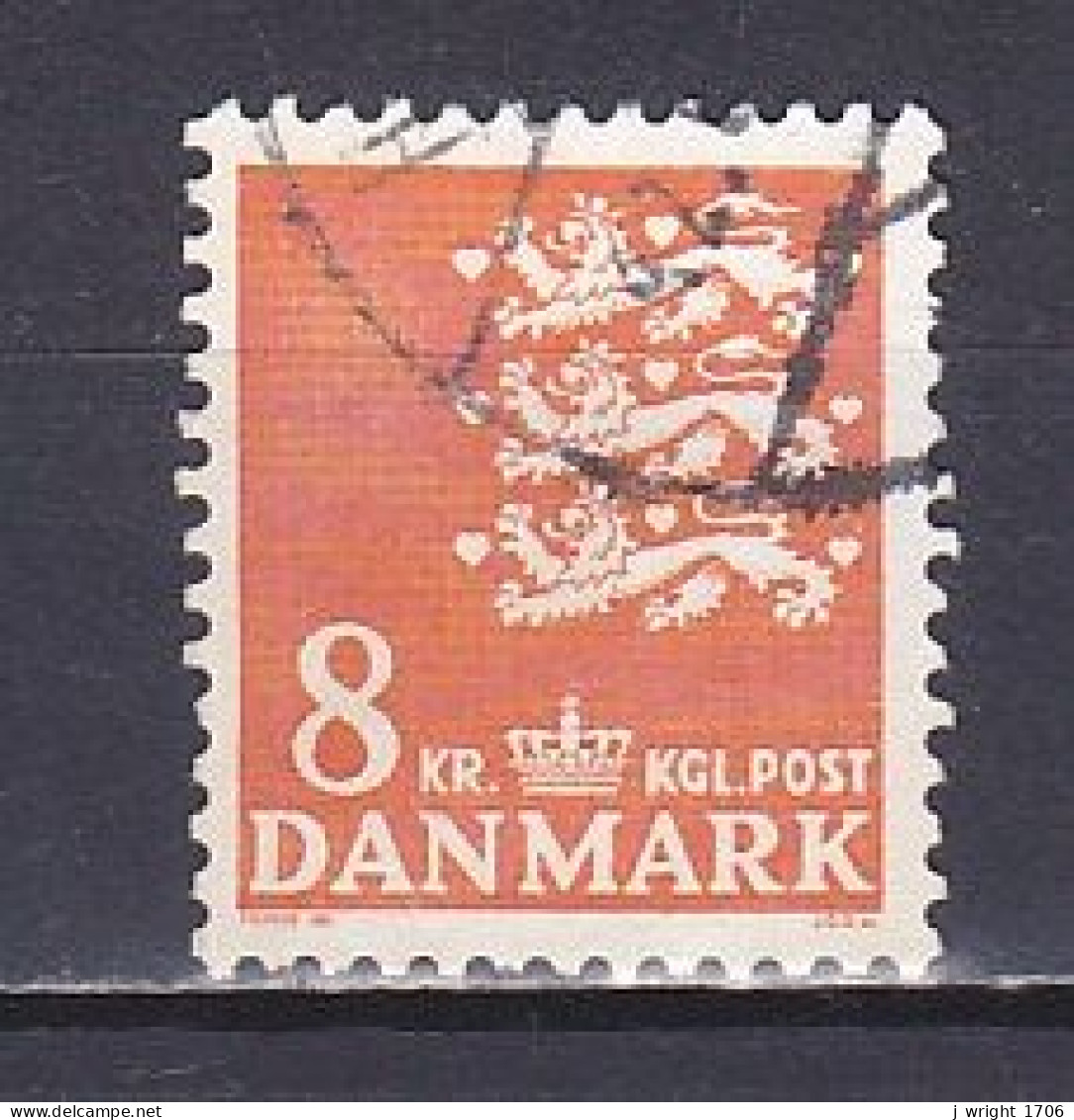 Denmark, 1979, Coat Of Arms, 8.00kr, USED - Used Stamps
