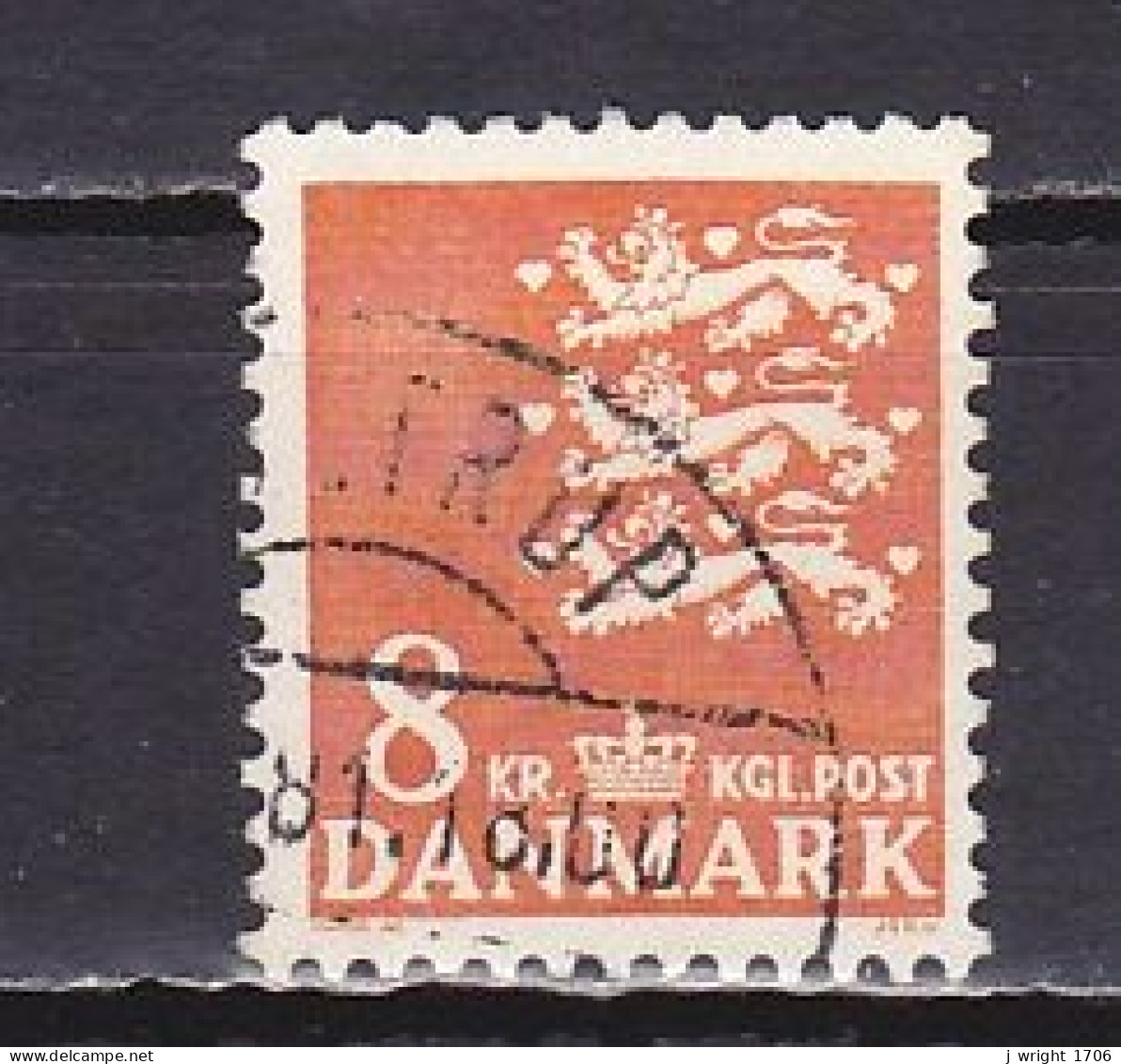 Denmark, 1979, Coat Of Arms, 8.00kr, USED - Gebraucht