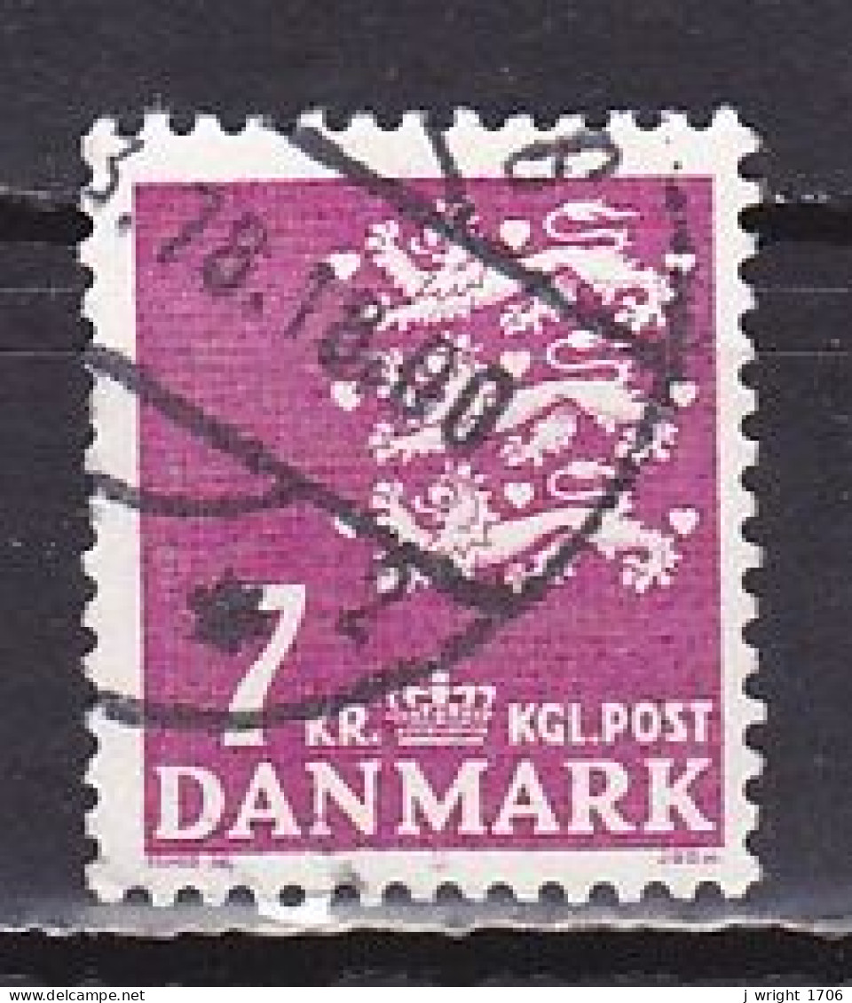 Denmark, 1978, Coat Of Arms, 7kr, USED - Used Stamps