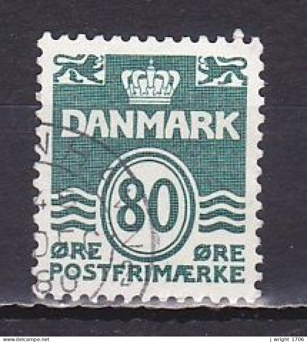 Denmark, 1979, Numeral & Wave Lines, 80ø, USED - Oblitérés