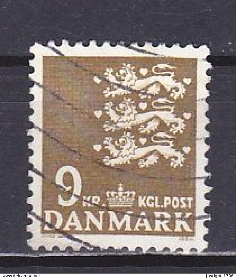 Denmark, 1977, Coat Of Arms, 9kr, USED - Used Stamps