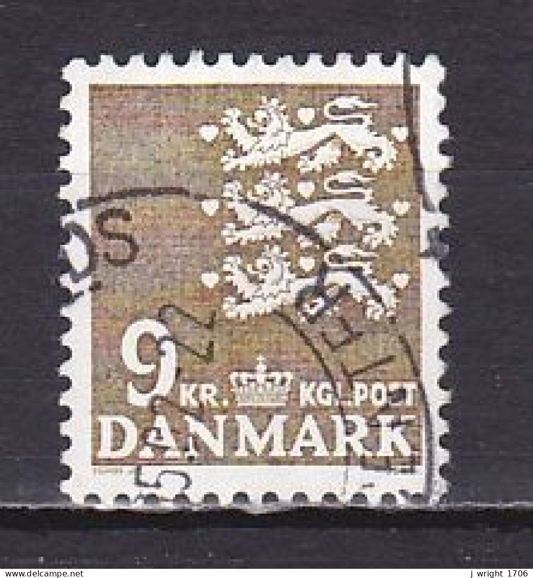 Denmark, 1977, Coat Of Arms, 9kr, USED - Usado