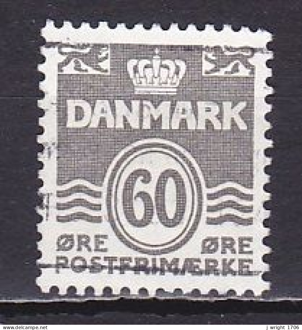 Denmark, 1978, Numeral & Wave Lines, 60ø, USED - Usado