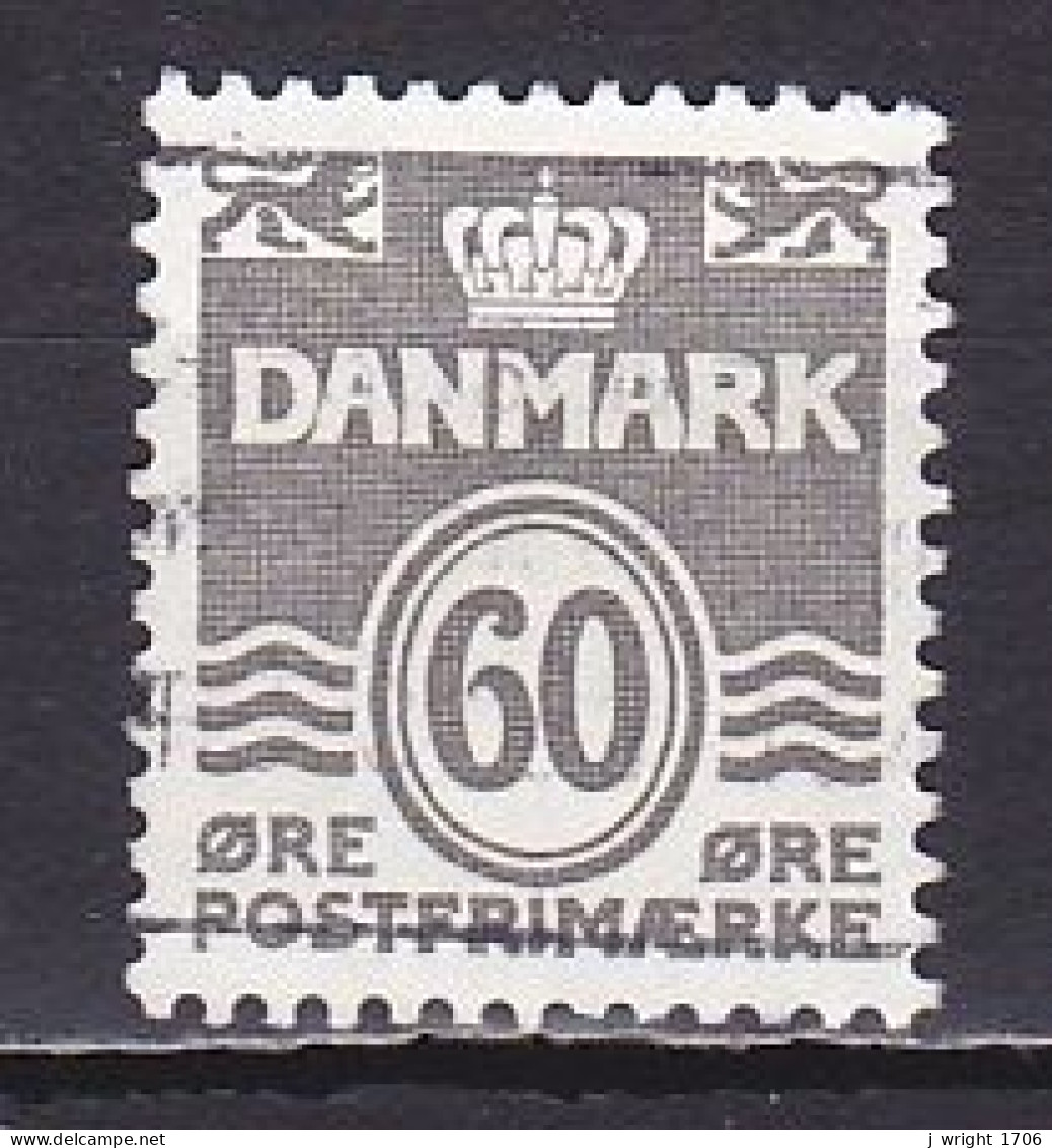 Denmark, 1978, Numeral & Wave Lines, 60ø, USED - Gebruikt