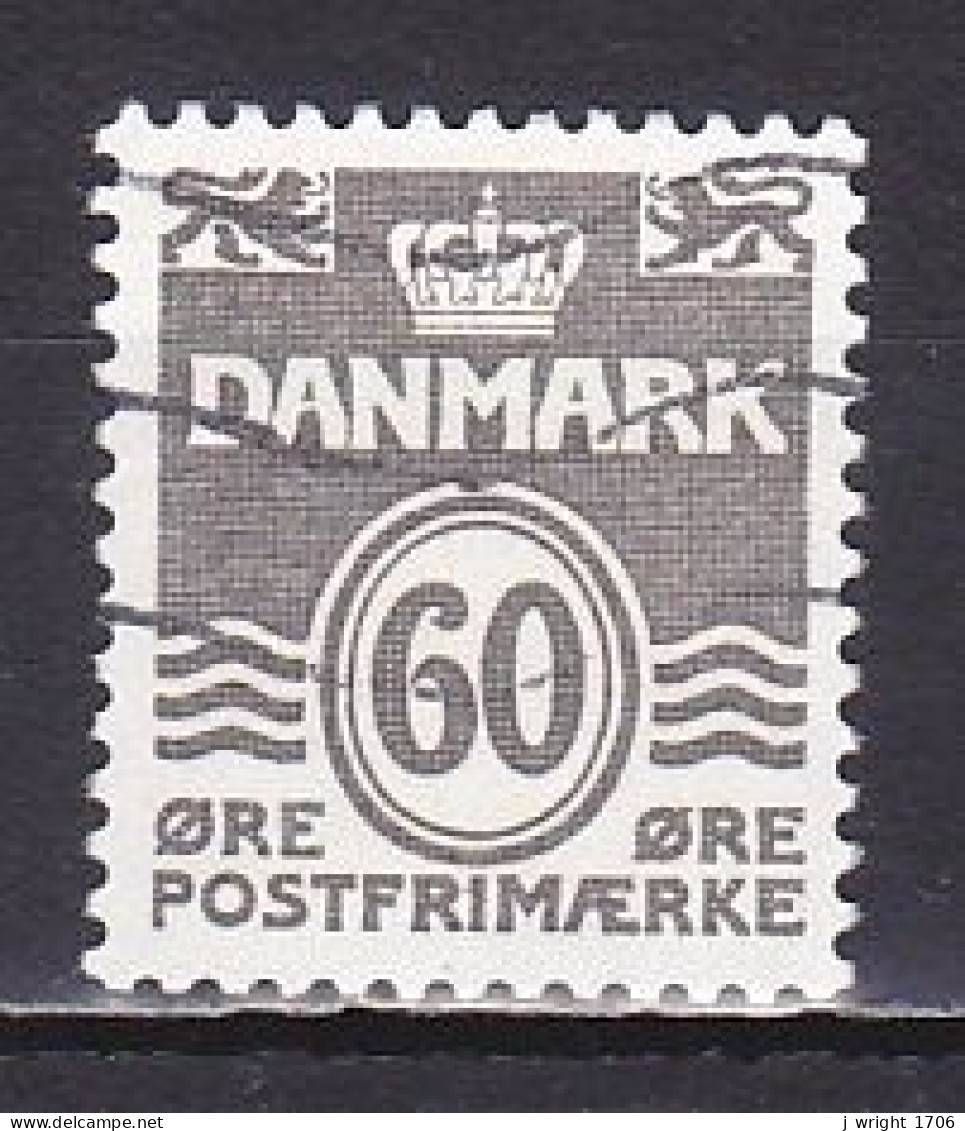 Denmark, 1978, Numeral & Wave Lines, 60ø, USED - Oblitérés