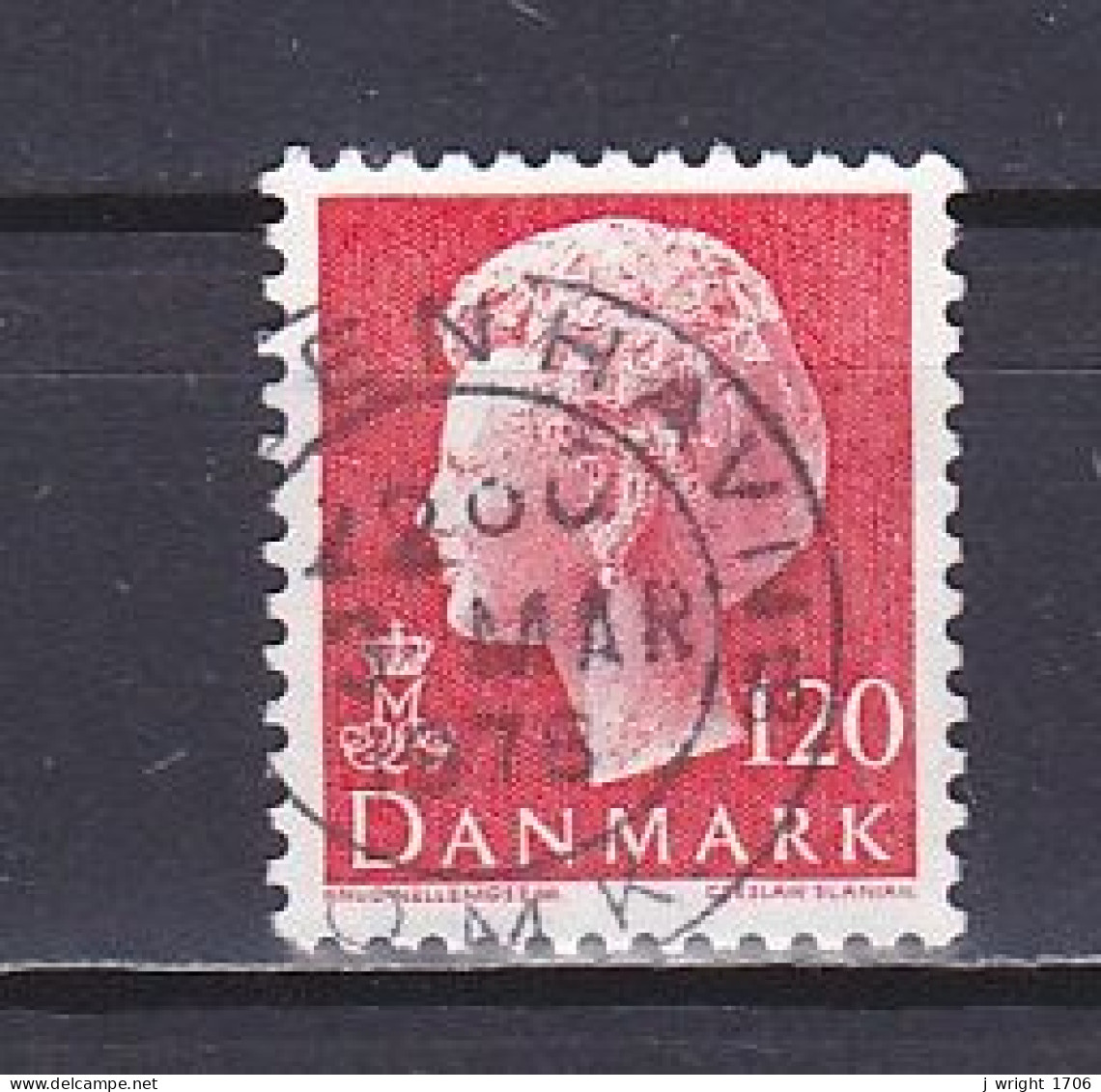 Denmark, 1977, Queen Margrethe II, 120ø, USED - Usado