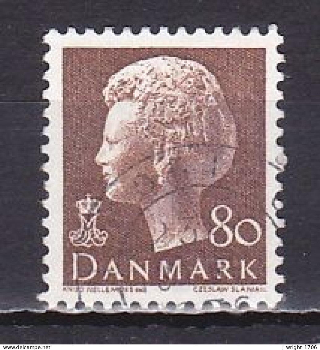 Denmark, 1976, Queen Margrethe II, 80ø, USED - Used Stamps