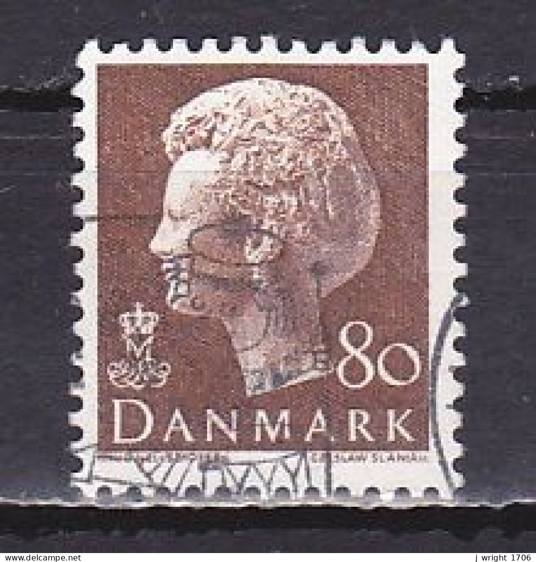 Denmark, 1976, Queen Margrethe II, 80ø, USED - Usati