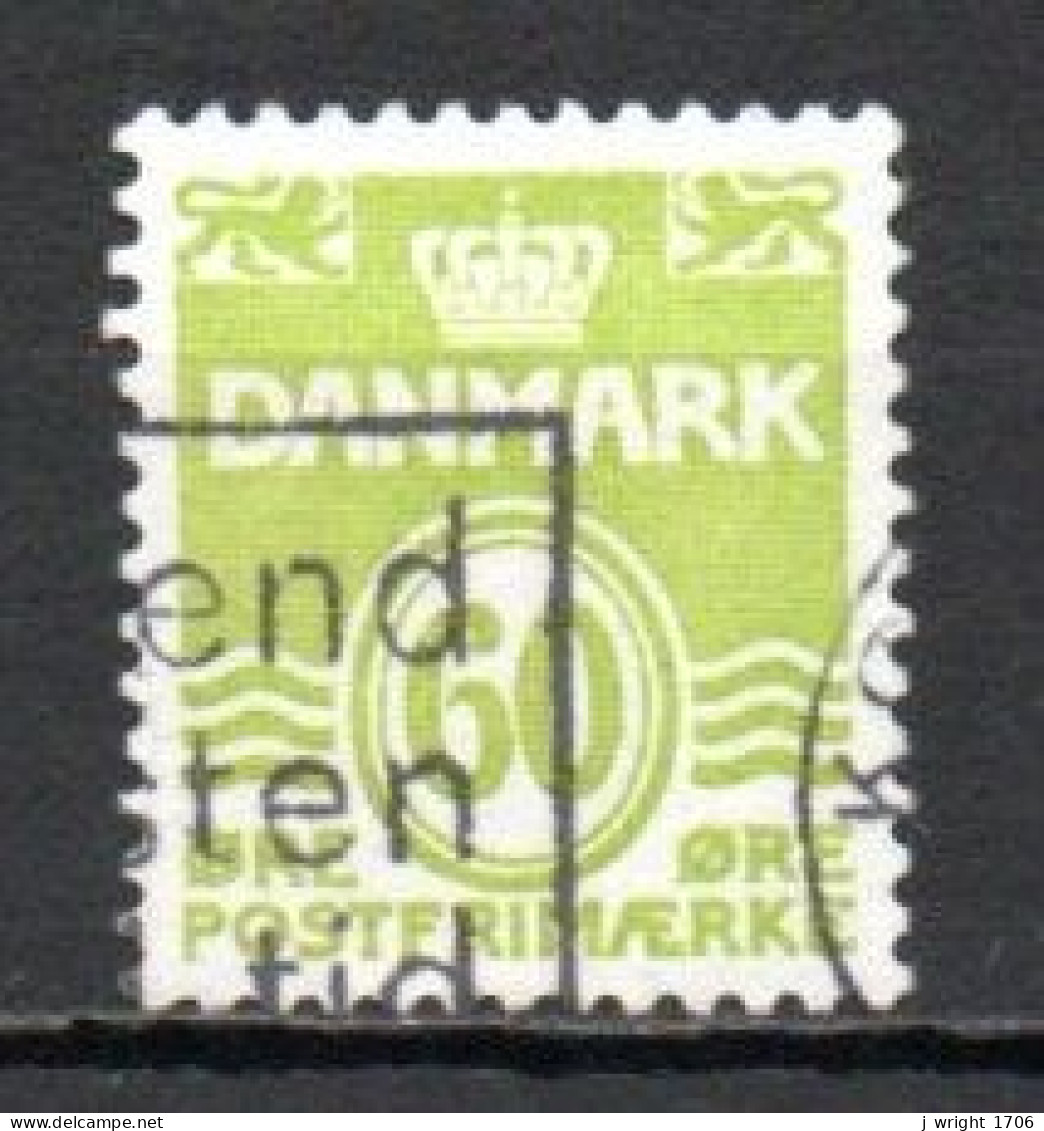 Denmark, 1976, Numeral & Wave Lines, 60ø, USED - Gebruikt