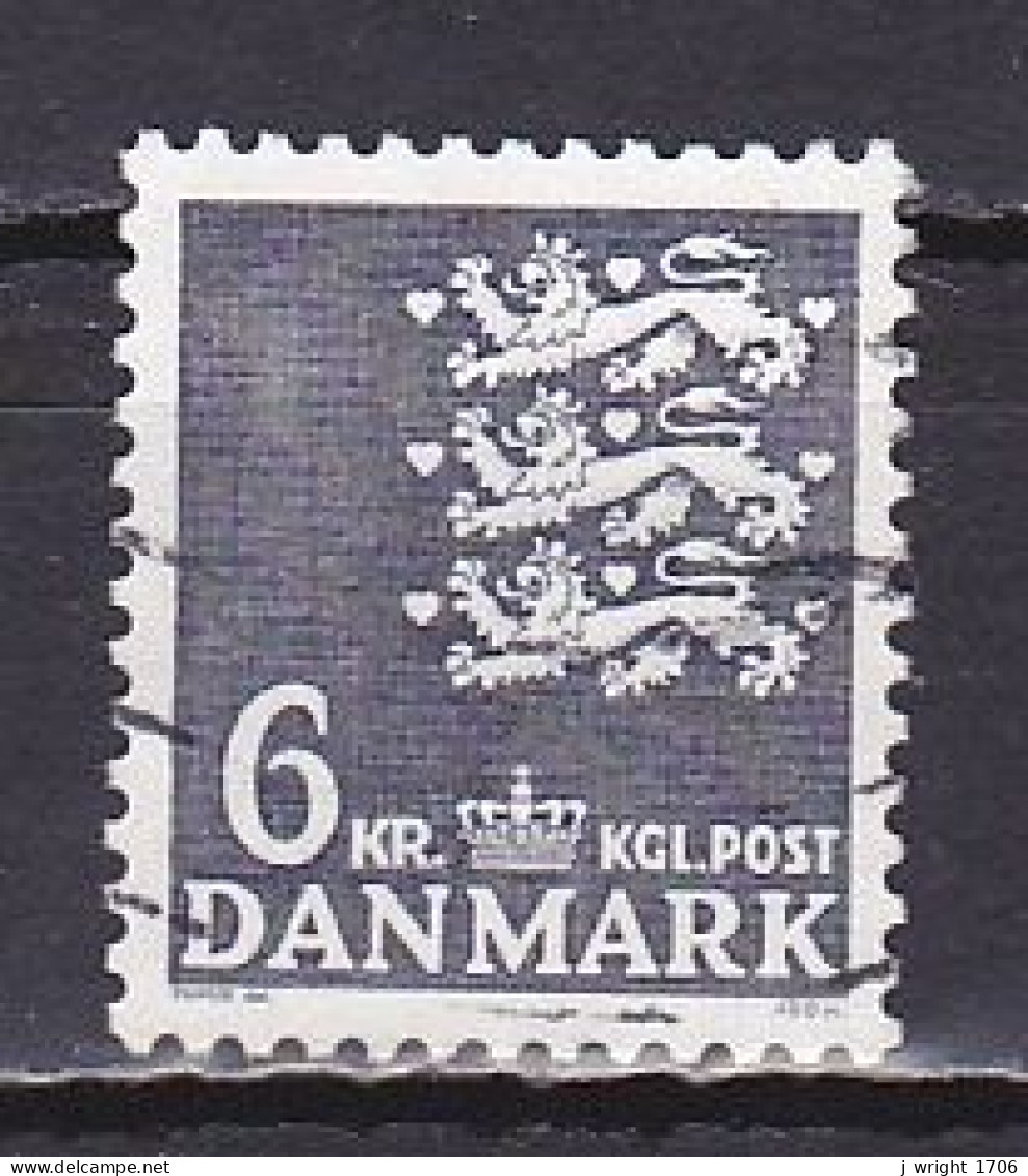 Denmark, 1976, Coat Of Arms, 6kr, USED - Gebraucht