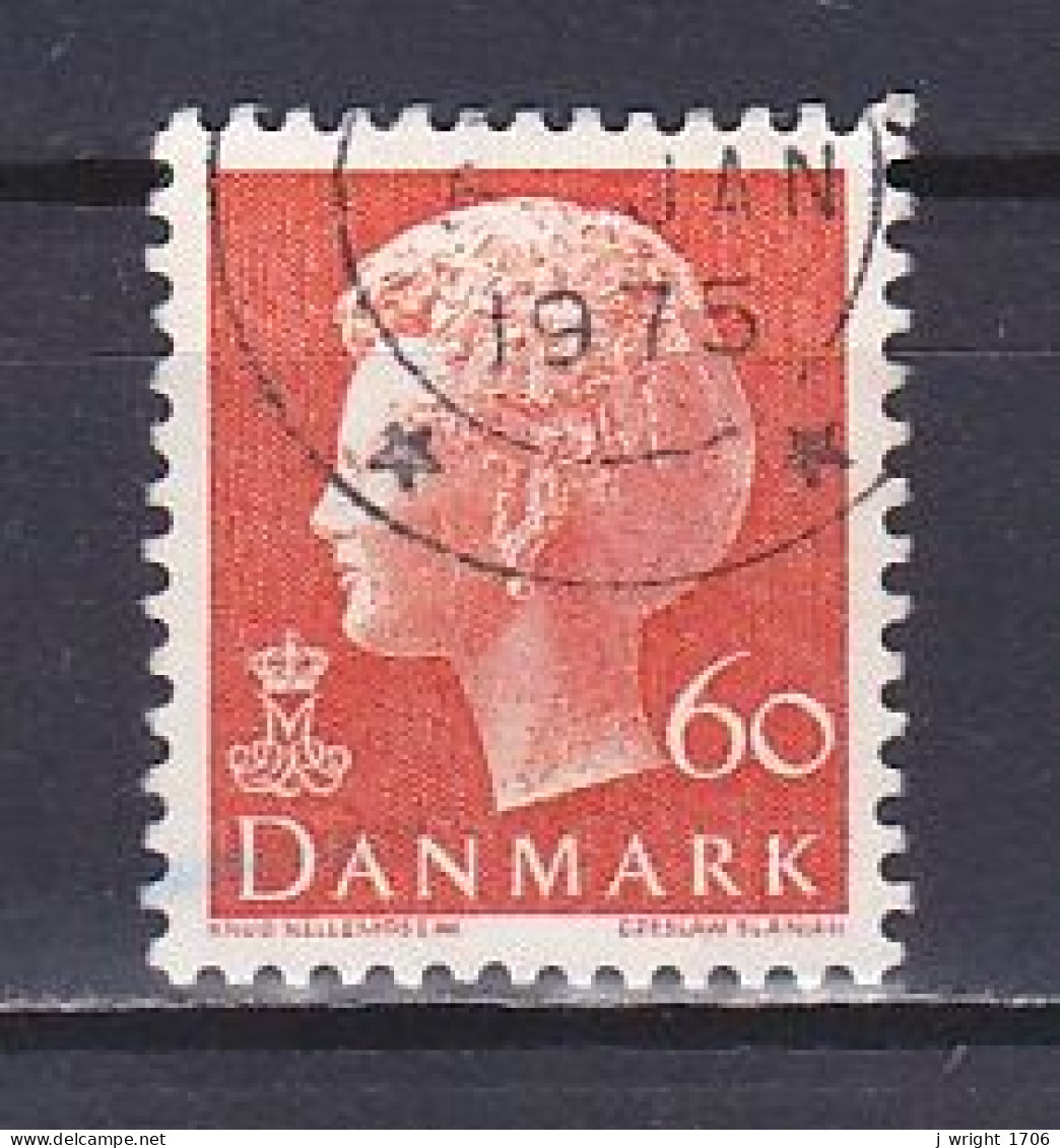 Denmark, 1974, Queen Margrethe II, 60ø/Orange, USED - Usati