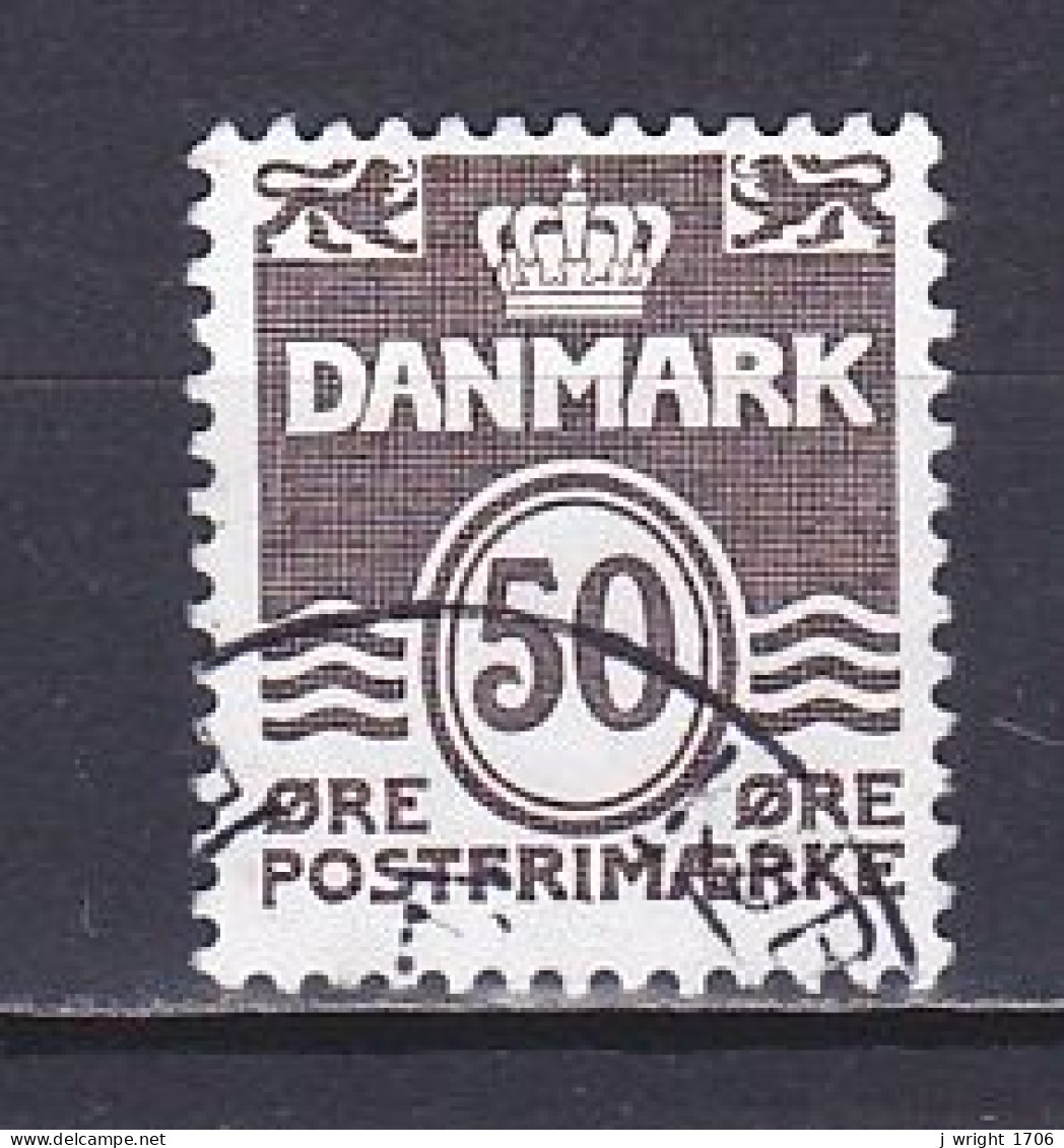 Denmark, 1974, Numeral & Wave Lines, 50ø, USED - Usati