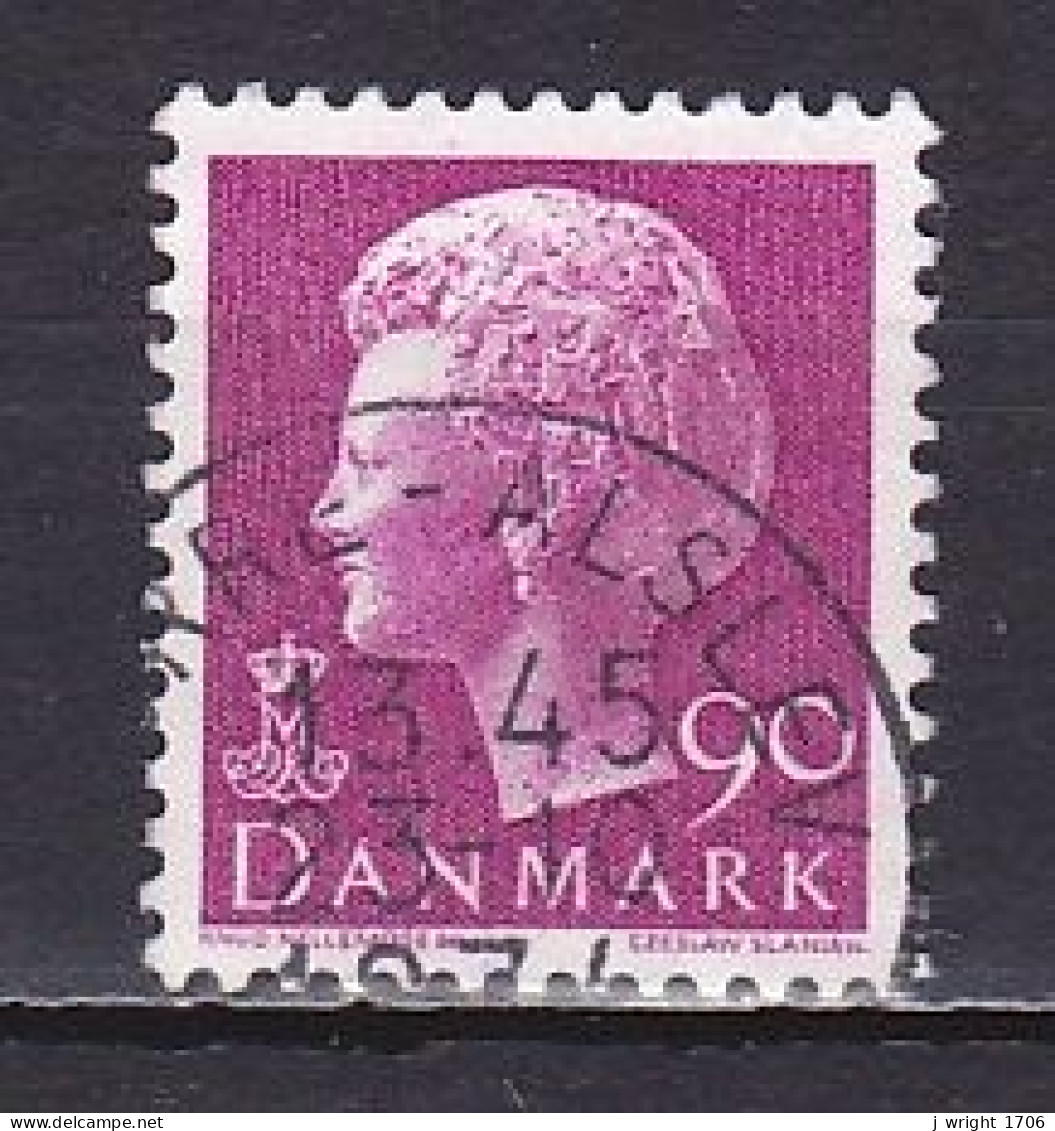 Denmark, 1974, Queen Margrethe II, 90ø/Violet, USED - Usado