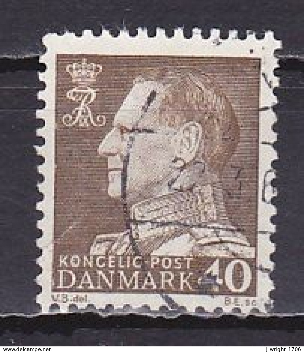 Denmark, 1965, King Frederik IX, 40ø/Fluorescent, USED - Used Stamps