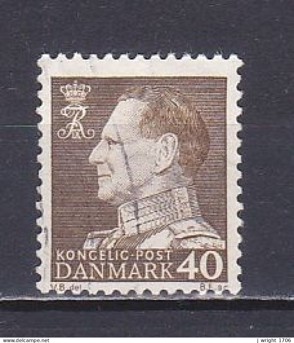 Denmark, 1965, King Frederik IX, 40ø/Fluorescent, USED - Used Stamps