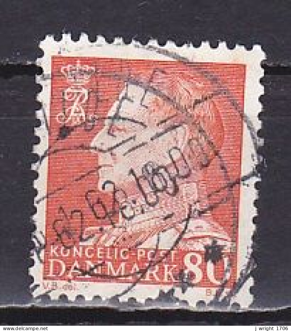 Denmark, 1961, King Frederik IX, 80ø, USED - Gebraucht