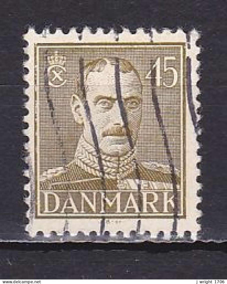 Denmark, 1946, King Christian X, 45ø, USED - Gebraucht