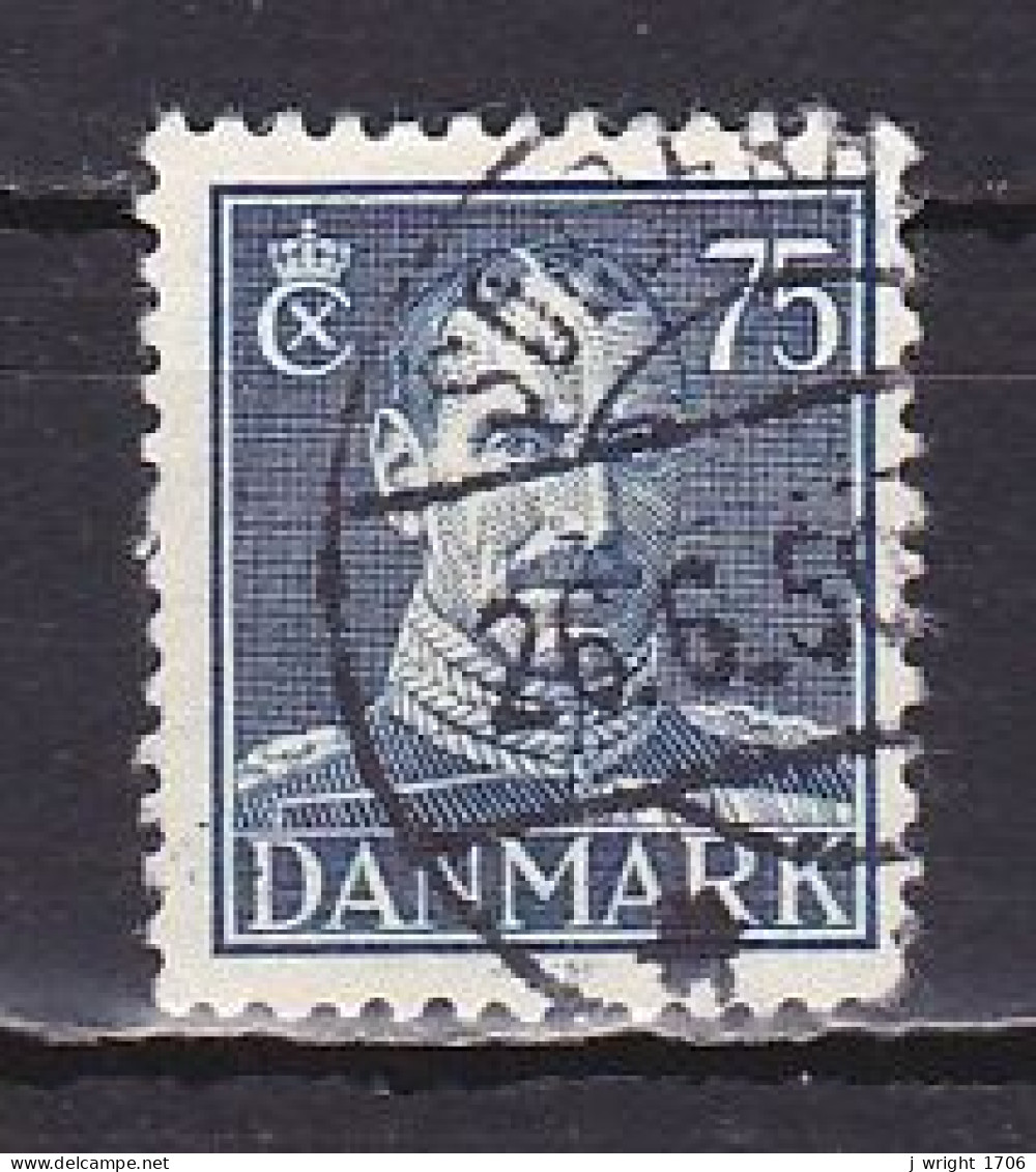 Denmark, 1946, King Christian X, 75ø, USED - Gebraucht