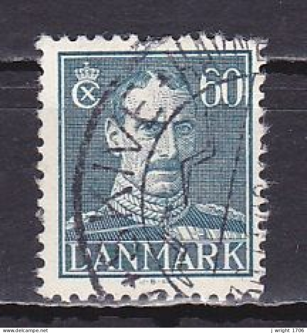 Denmark, 1944, King Christian X, 60ø, USED - Oblitérés