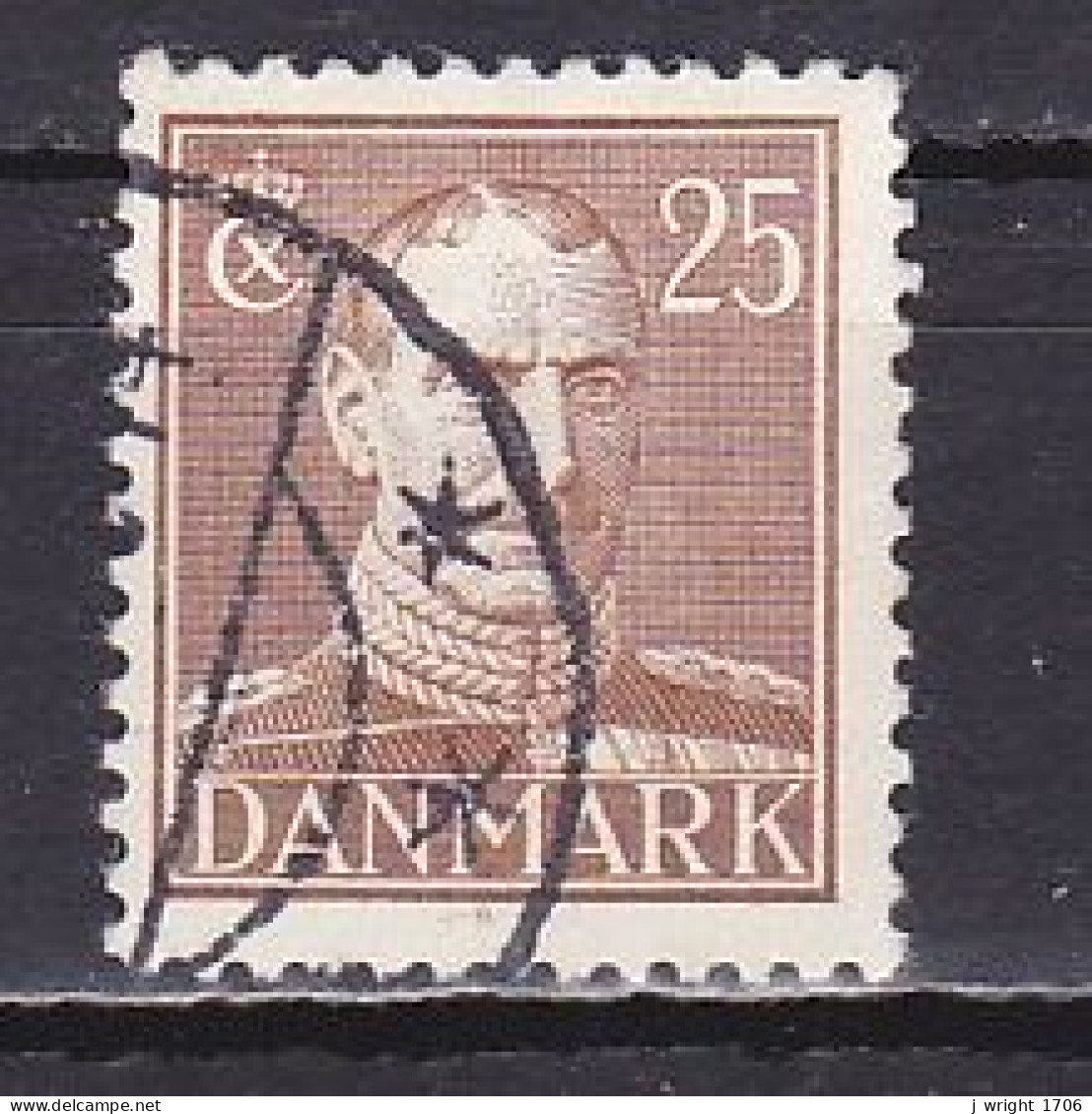 Denmark, 1943, King Christian X, 25ø, USED - Oblitérés