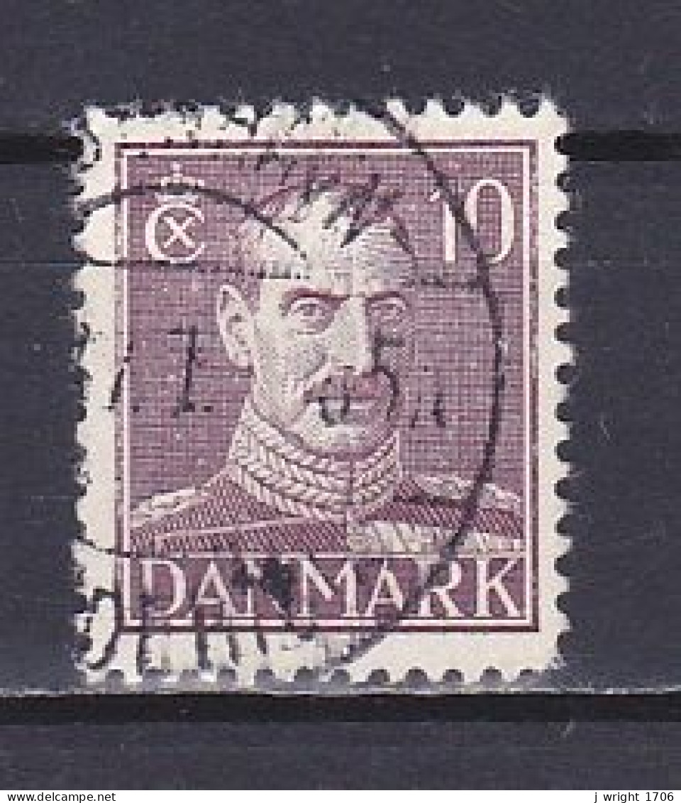 Denmark, 1945, King Christian X, 10ø/Bright Violet, USED - Used Stamps