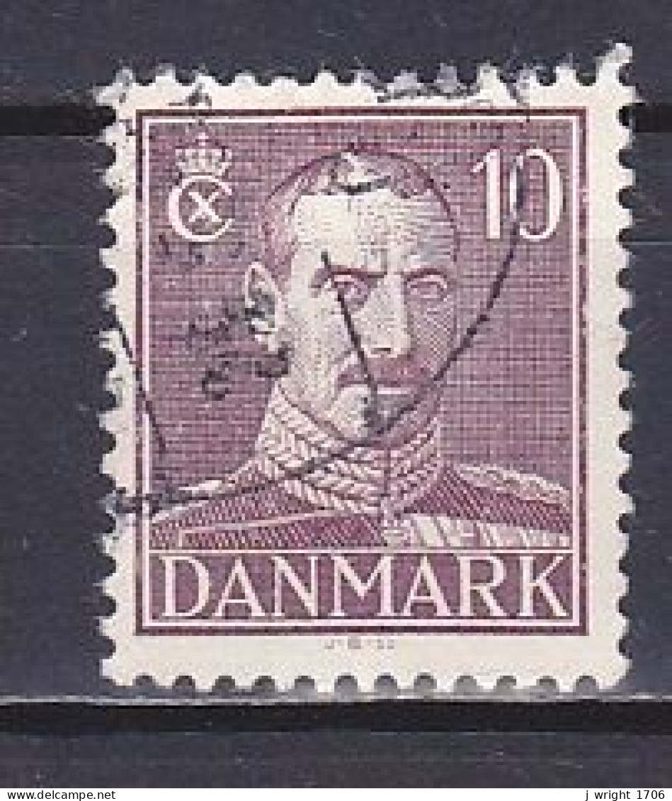 Denmark, 1945, King Christian X, 10ø/Bright Violet, USED - Oblitérés