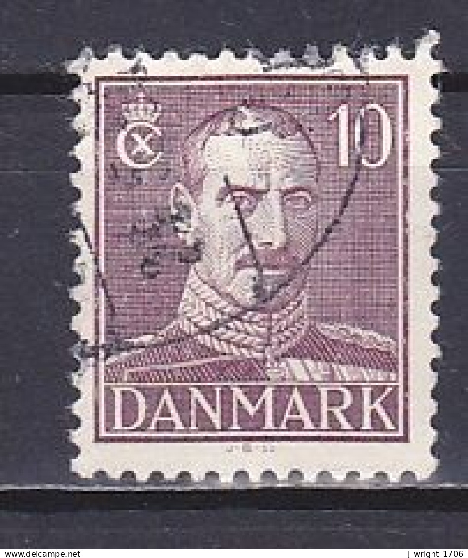 Denmark, 1945, King Christian X, 10ø/Bright Violet, USED - Gebraucht