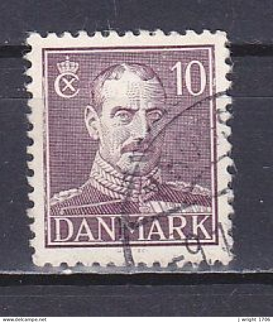 Denmark, 1945, King Christian X, 10ø/Bright Violet, USED - Gebraucht