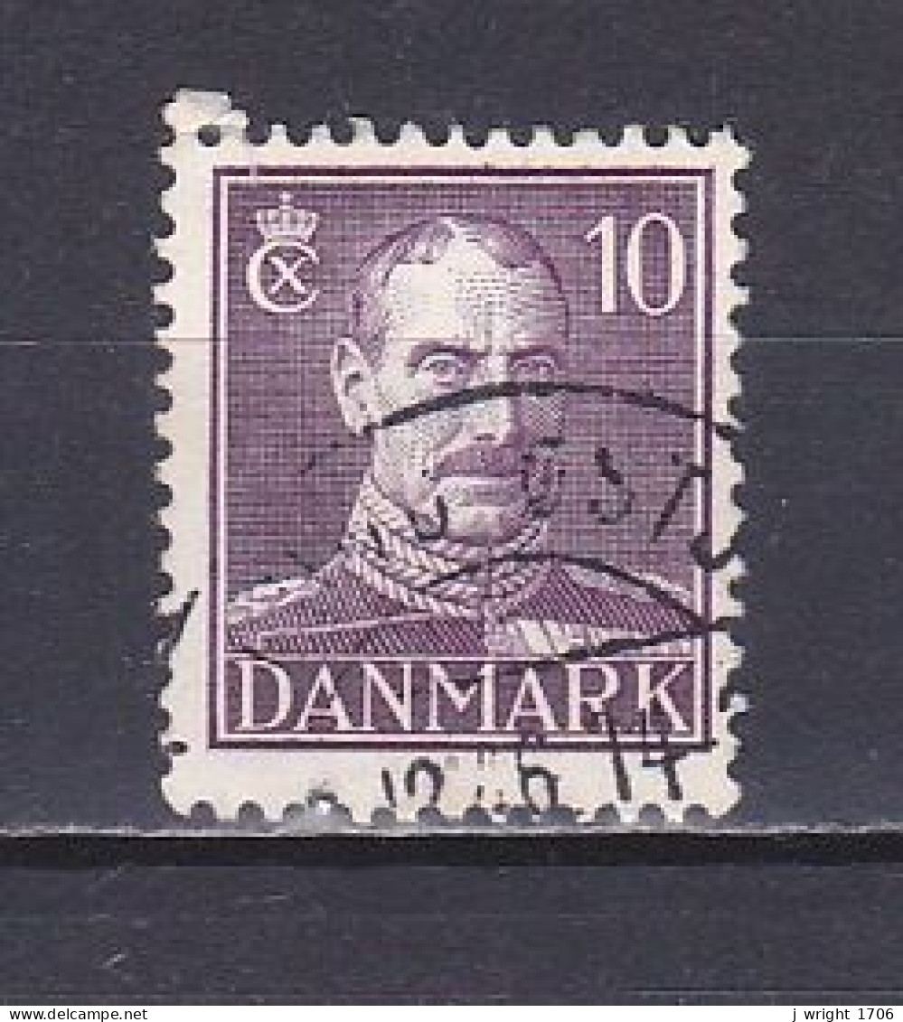 Denmark, 1942, King Christian X/Violet, 10ø, USED - Gebraucht