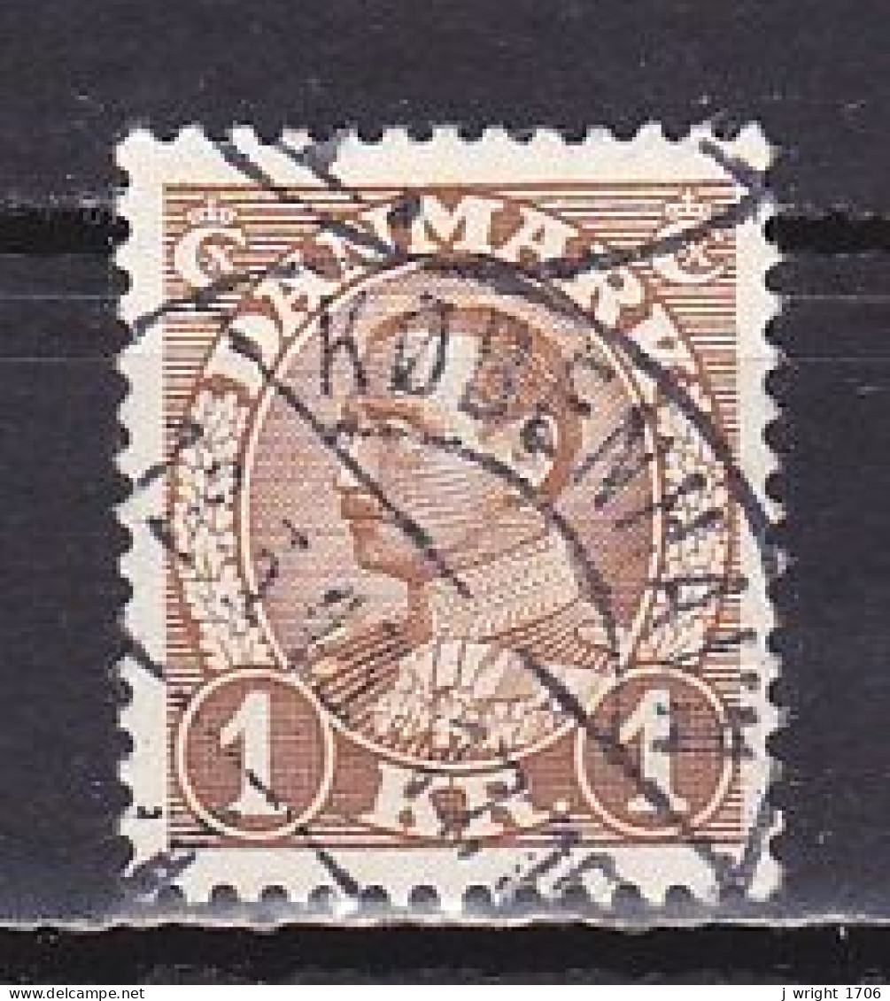 Denmark, 1939, Christian X, 1kr, USED - Used Stamps