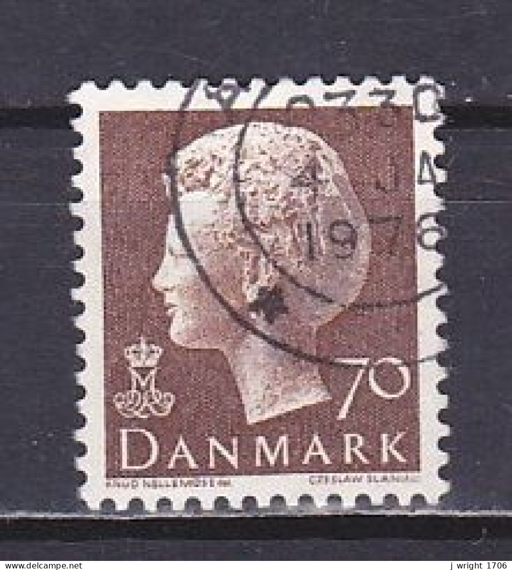 Denmark, 1974, Queen Margrethe II, 70ø/Brown, USED - Usado