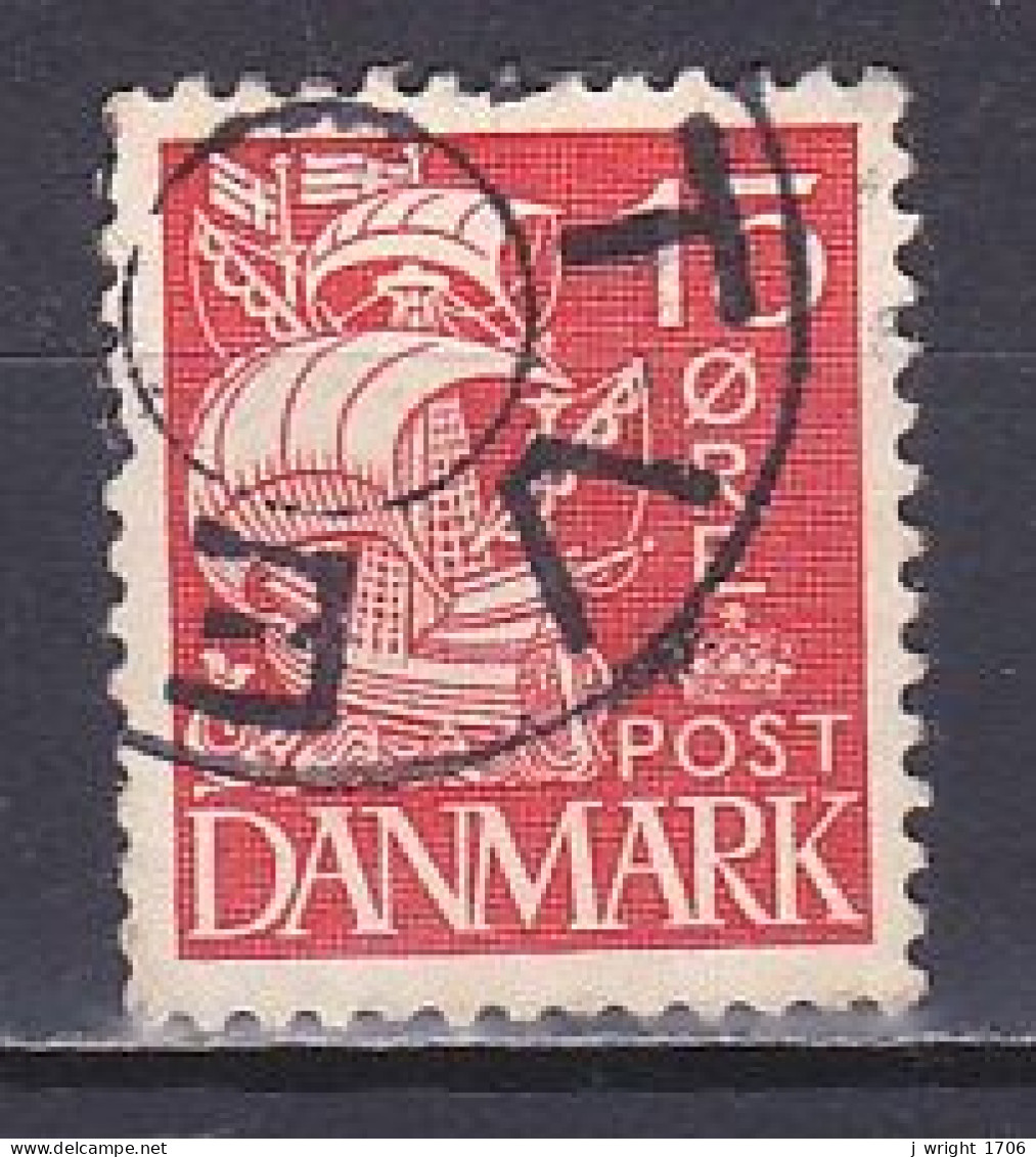 Denmark, 1933, Caraval/Hatched Background, 15ø, USED - Oblitérés