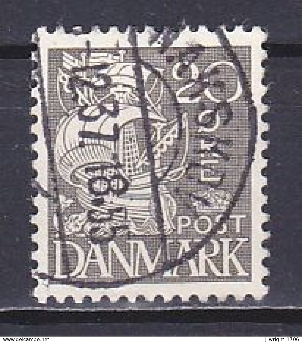 Denmark, 1933, Caraval/Hatched Background, 20ø, USED - Gebraucht