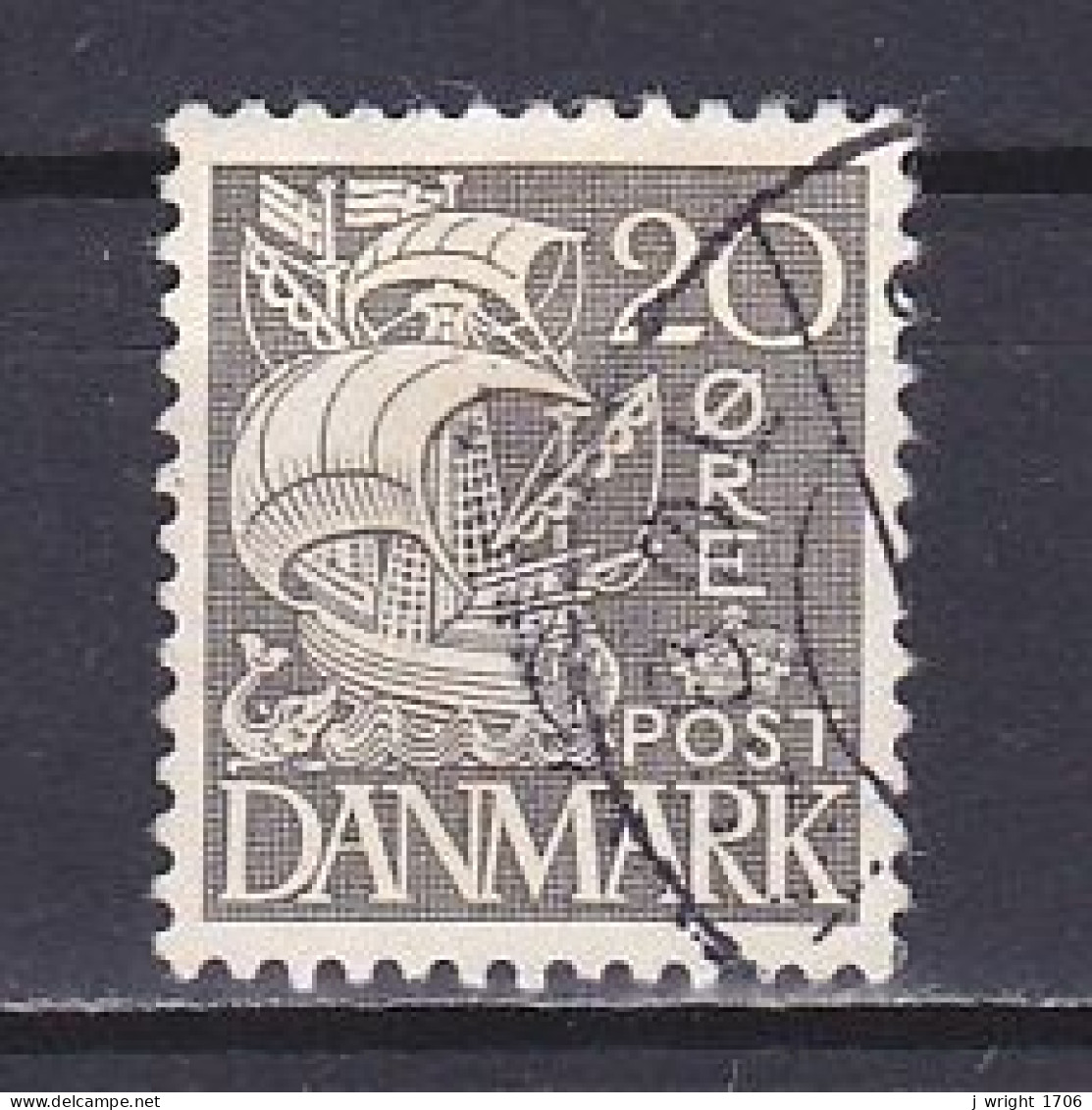 Denmark, 1933, Caraval/Hatched Background, 20ø, USED - Used Stamps