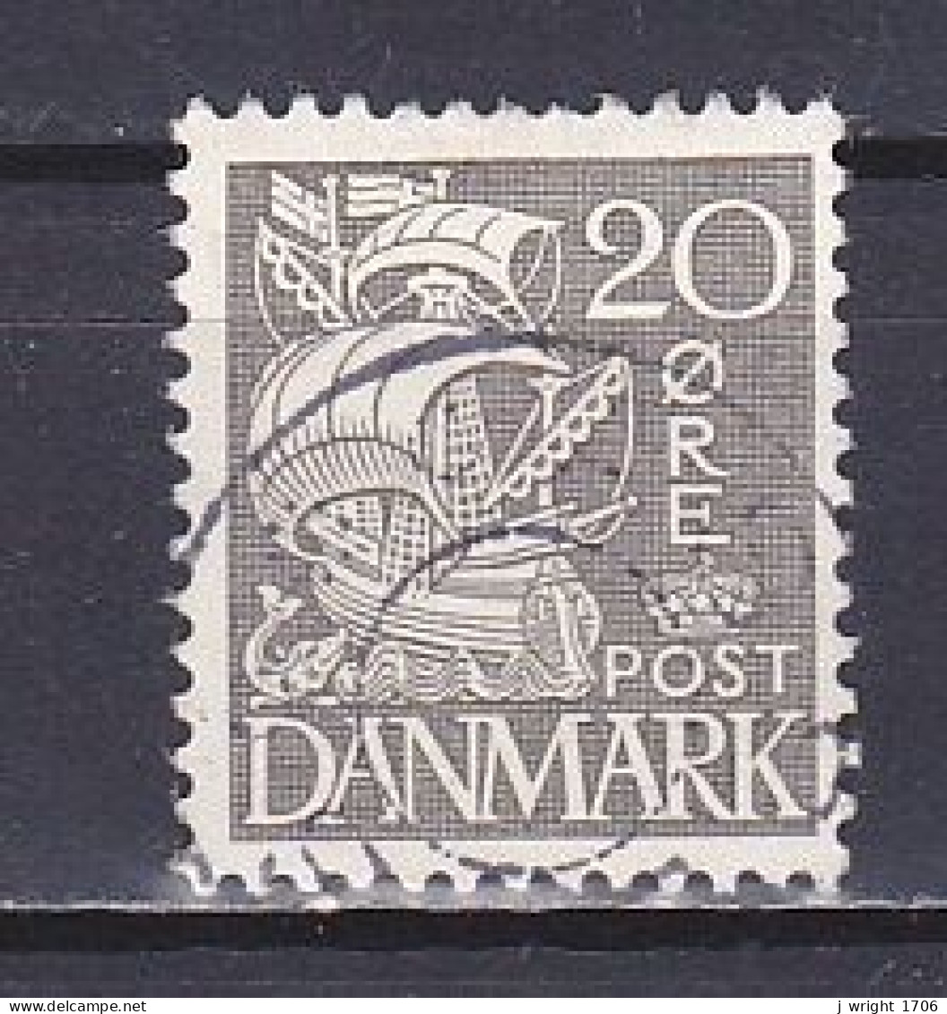 Denmark, 1933, Caraval/Hatched Background, 20ø, USED - Gebraucht