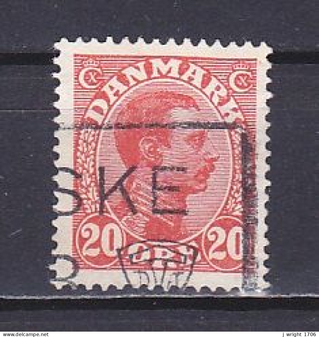 Denmark, 1926, King Christian X, 20ø, USED - Oblitérés