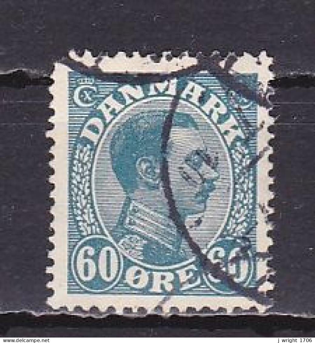 Denmark, 1921, King Christian X, 60ø, USED - Oblitérés